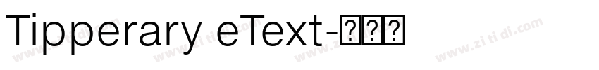 Tipperary eText字体转换